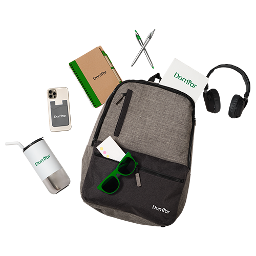 backpack notebook cup and other accessories