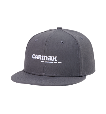 medium gray cap white logo