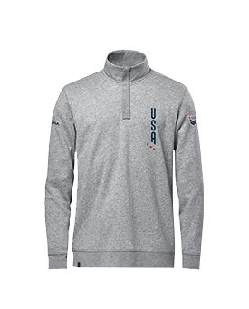 USA Bobsled 3/4 Zip Sweater