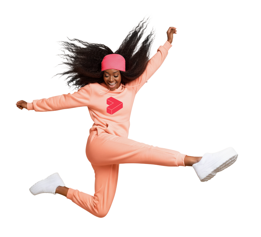 idea lab live excited lady