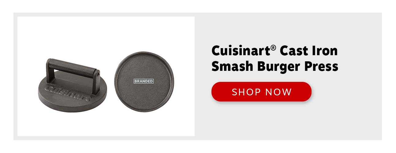 Cuisinart® Cast Iron Smash Burger Press