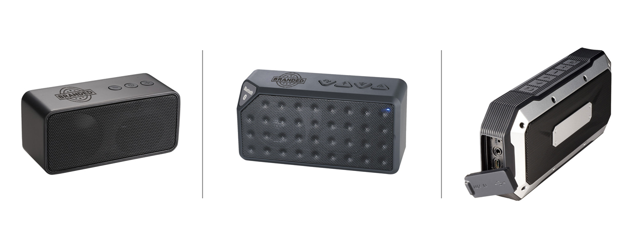 Stark Bluetooth Speaker, Jabba Bluetooth Speaker and Boulder Waterproof Outdoor Bluetooth Speaker