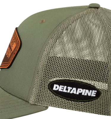Zoomed in Deltapine Richardson® Loden Cap