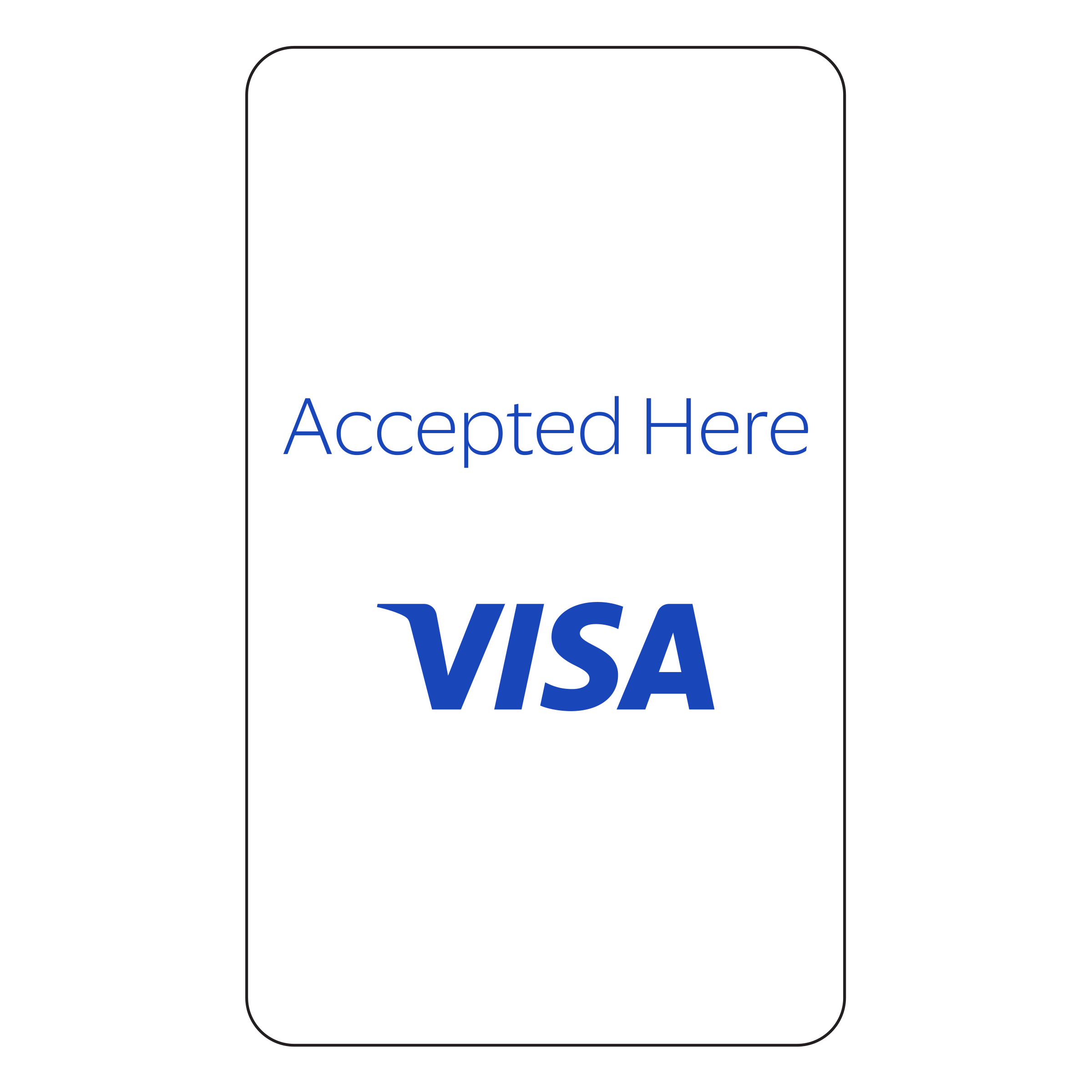 Visa Merchant Signage