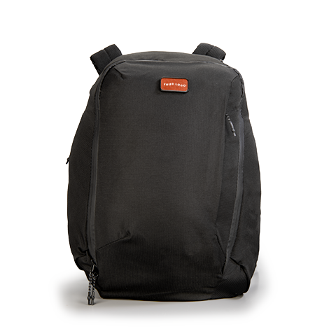 black backpack