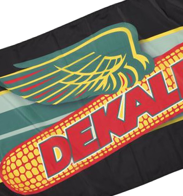 Zoomed in DEKALB Nylon Flag