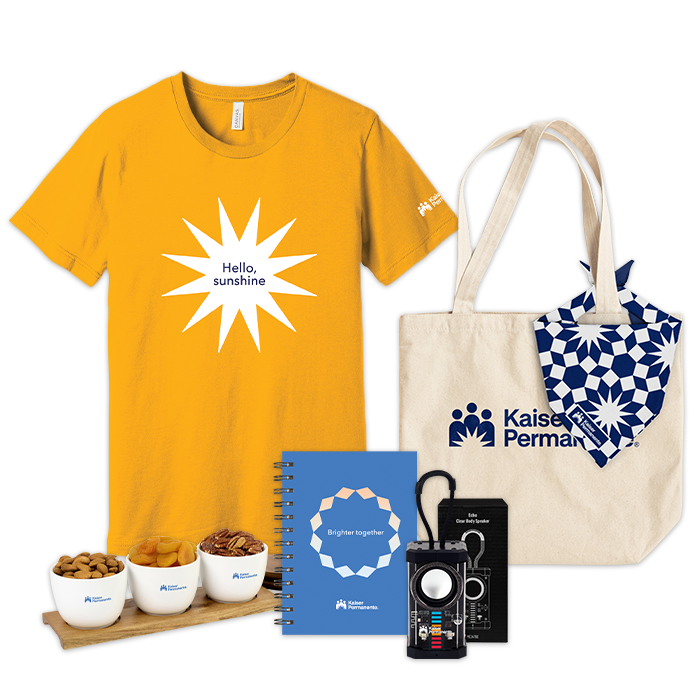 hero image with promotional products