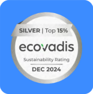 Ecovadis Silver Score Badge - as of December 2024