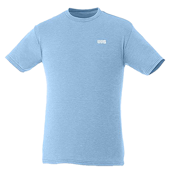 light blue tee