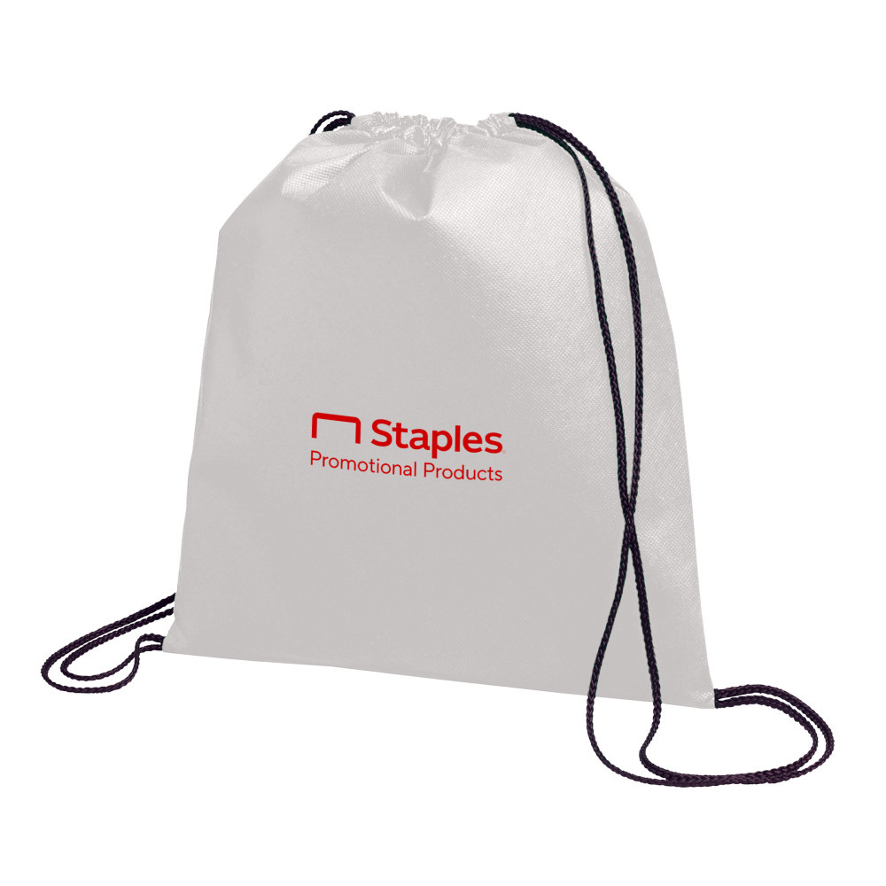 Custom Evergreen Non-Woven Drawstring Bag