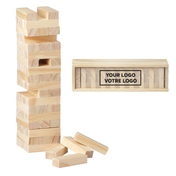 Wood Block Stacking Game