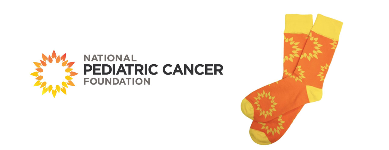 National Pediatric Cancer Foundation Socks