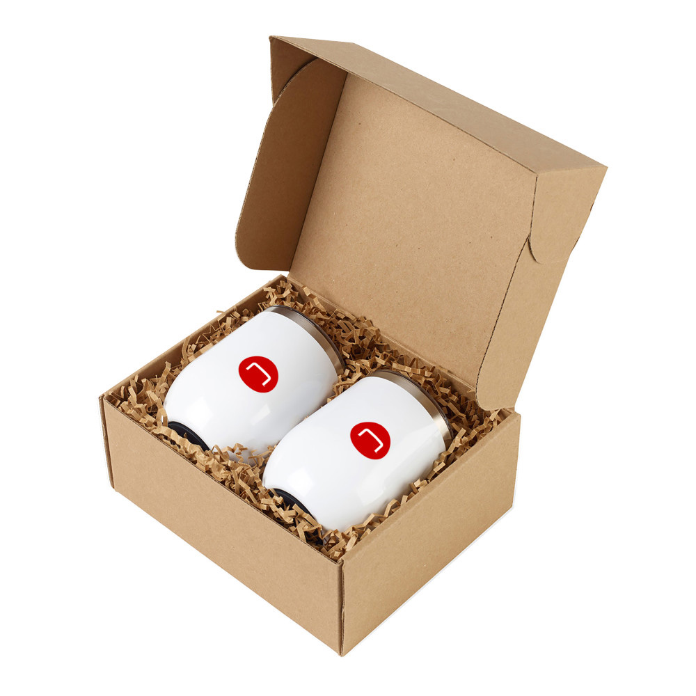 Custom CORKCICLE Stemless Wine Cup Gift Set