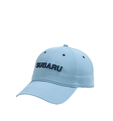cream Subaru heart patch baseball cap