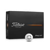 Icon of a Titleist Pro V1 golf ball and box. part of the promotional golf items category