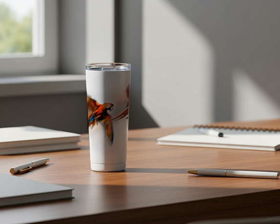 Tumbler on Desk